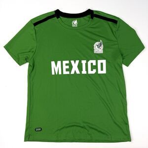 Mexico Soccer Jersey Football Camiseta Mens Size L Green